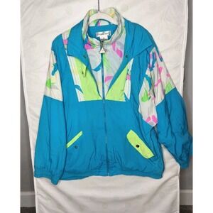 Colorful Vintage 90s Windbreaker